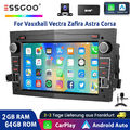 DAB+ Android 13 64G Autoradio CarPlay Navi Kam Für Opel Corsa C D Zafira Astra H