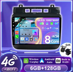 4G DAB+Für VW Touareg 2010-2018 Autoradio Android 14 Navi GPS Car Play QLED 128G