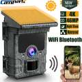 Campark 4K 46MP Solar Powered Wildkamera WLAN Bluetooth Wildlife Jagdkamera