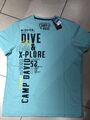 Camp David T-Shirt - NEU - Mission Unterwasser - Flash aqua - Gr. XXL