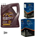 KRAFT Inspektionspaket 5 L MANNOL Energy Combi LL 5W-30 für VW UP 1.0 Polo