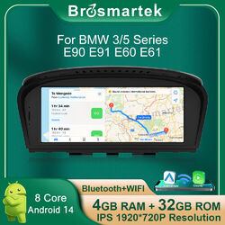 Android BT Autoradio CarPlay 8 Kern 64G DSP GPS Navi für BMW E60 E61 E90 E91 CIC