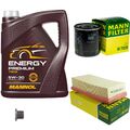 MANN Inspektionspaket 5 L MANNOL Energy Premium 5W-30 für Citroën C4 Cactus