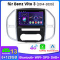 6+128G Carplay Für Benz Vito W447 Android 13 Autoradio GPS Navi WIFI SWC DAB RDS