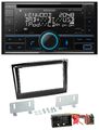 Kenwood CD 2DIN DAB USB MP3 Bluetooth Autoradio für Fiat Doblo ab 2015 piano sch