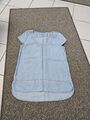 Leichte Sommer Jeans Bluse mit Stickerei In Hellblau Gr. S 36 von EDC By ESPRIT