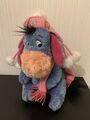 Disney Eeyore in rosa Mütze und Schal Plüsch Winnie Puuh