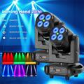 2x 150W RGBW 4 LED Laser Moving Head Lichteffekte Bühnenlicht DJ Spot Partylicht