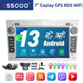 Carplay Android 13 2+32G Autoradio GPS NAV RDS DVR KAM Für Opel Astra Corsa C/D