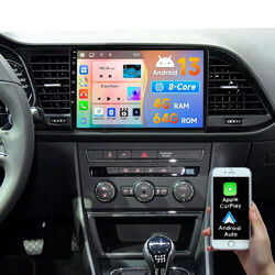 Für Seat LEON 3 5F1 5F5 2012-2020 Android 13 Autoradio Carplay GPS Navi DSP 64G