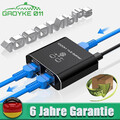 RJ45 Adapter Splitter 1 auf 2 Ethernet LAN Splitter Netzwerkkabel CAT5/6/7/8