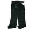 CLOSED Damen Jeans Hose stretch Chino fein Cord Cargo 44 W33 L34 schwarz Gürtel