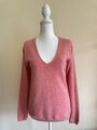 Hector at Lola Feinstrick 100% Kaschmir Rosa Damen Pullover Gr. M US10