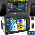 2+32G Für Audi A3 8P 2003-2013 S3 DAB+ Carplay Autoradio Android 14 GPS RDS KAM