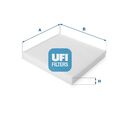 UFI 53.130.00 Innenraumfilter Pollenfilter für OPEL Movano C Kastenwagen (U9)