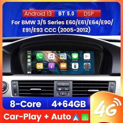 4G LTE Android 13 Autoradio 8Core 4+64G Carplay GPS Navi DSP Für BMW E60 E61 CCC