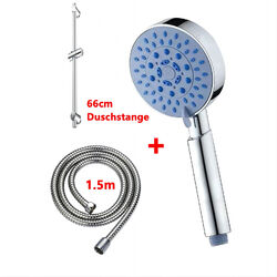 5 Modi Duschkopf Handbrause Regenbrause Hochdruck Wasserspar Duschbrause Bad Set