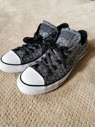 Converse Neu Gr. 41,5 Low Chucks Sneaker Schuhe schwarz weiß