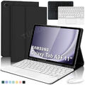 Hülle Für Samsung Galaxy Tab A9+ A8 A7 S9 FE S8 S7 mit Touchpad Tastatur QWERTZ