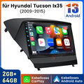 DAB+Carplay Autoradio Android 13 Für Hyundai ix35 Tucson 2009-2015 GPS Navi WiFi