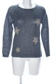 ESPRIT Strickpullover Damen Gr. DE 36 hellgrau-creme Casual-Look