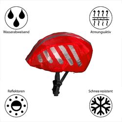 Reflektierende Helmabdeckung Regenschutz -Helm Fahrrad Fahrradhelm⚡️Blitz-Versand ✅Best Preisgarantie 🇩🇪Garantie