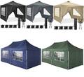 Pavillon Faltpavillon Wasserdicht Stabil 3x3m 3x6m Gartenzelt Partyzelt UV-Schut