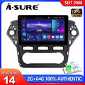 64G Android 14 Für Ford Mondeo MK4 2011-2013 Autoradio NAVI GPS WIFI SWC CarPlay