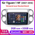 Carplay 2+32G 9''Autoradio FM Für Tiguan1 NF Android12 FM WIFI BT GPS SWC RDS 