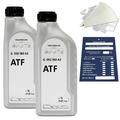 2 Liter Original VW Audi Seat Skoda Automatikgetriebeöl ATF G052180A2 SET