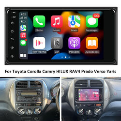 Autoradio Für Toyota Corolla Prado RAV4 BT Carplay USB GPS Navi Android 13 Audio