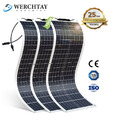 WERCHTAY 100W 200W 300W 400W Solarpanel Solarmodul Flexibles 12/24V Photovoltaik