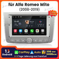 7"Autoradio Android 13 GPS Navi Carplay DAB+DSP 64GB Für Alfa Romeo Mito 2008-19