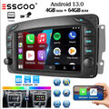 Android13 4+64G 7" Autoradio Carplay GPS NAVI BT SWC Für Benz C-Klasse W209 W203