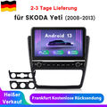 Carplay Android 13 BT GPS 10.1" Autoradio Sat Navi SWC Für Yeti 2008--2013 1+32G