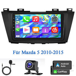 32G Für Mazda 5 2010-2015 Carplay Android 13 Autoradio GPS Navi RDS WIFI BT +Kam