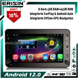 8-Kern Autoradio Android 14 GPS Navi CarPlay DAB+Für Alfa Romeo Spider Brera 159