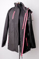 🌸Lagenlook Softshell Jacke Mantel schwarz pink Gr. L XL 46 48 Rock Creek🌸