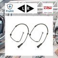 2x ORIGINAL® Trw Warnkontakt, Bremsbelagverschleiß Vorne für Opel Vectra C