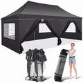 Pavillon 3x6m/3x3m Partyzelt Festzelt Gartenzelt UV-Schutz 50+ Wasserdicht Zelt