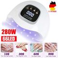 280W LED UV Nagel Lampe-Gel Lichthärtungsgerät Sensor Nageltrockner Mit 4 Timer