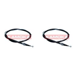 2x KAMOKA Handbremsseil Seilzug Feststellbremse für VW Polo 9N_ 1.4 16V 1.6