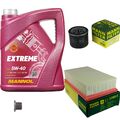 MANN Inspektionspaket 5 L MANNOL Extreme 5W-40 für Renault Clio III 1.2 16V