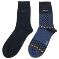 2 Paar s.Oliver Socken Strümpfe Herren 2er Pack Business Socken navy Gr.39-42