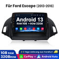 Für Ford Kuga 2012-2018 Escape 2013-2016 9"Android 13 Autoradio GPS CarPlay 32GB