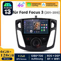 9'' Für Ford Focus III 3 MK3 Android 13 Autoradio Carplay GPS NAVI 128GB DSP AUX