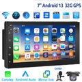 Autoradio DAB+ 2 DIN 32G Android 13 Carplay 7 Zoll GPS NAVI RDS Bluetooth Kamera