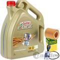 MANN ÖLFILTER+CASTROL 5W30 ÖL passend für BMW 1er F20 F21 3er F30 F31