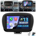 2+64G 9" Android 13 Für Fiat 500X 2014-2020 Autoradio Carplay GPS Wifi BT FM Kam