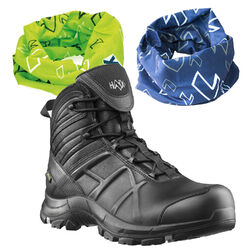 HAIX Sicherheitsstiefel S3 Black Eagle Safety 50 Mid Arbeitsschuhe Stiefel +Tuch